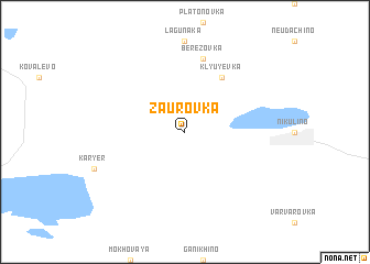 map of Zaurovka