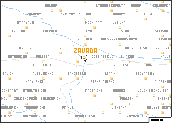 map of Zavada