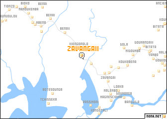 map of Zavanga II