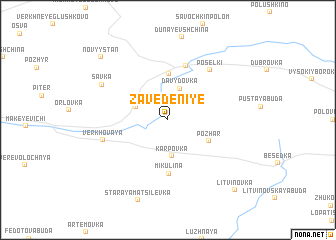 map of Zavedeniye