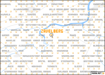 map of Zavelberg
