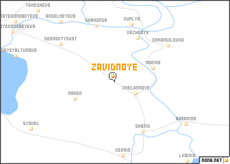 map of Zavidnoye