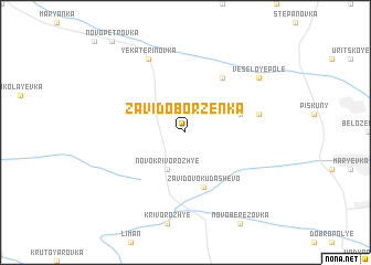 map of Zavido-Borzenka