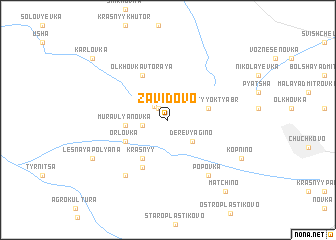 map of Zavidovo