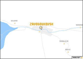 map of Zavodoukovsk