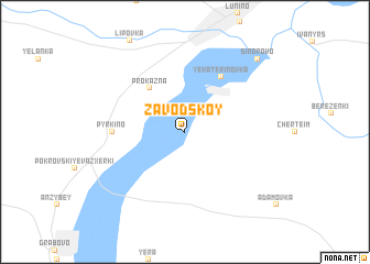 map of Zavodskoy