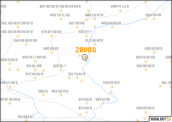 map of Zavod