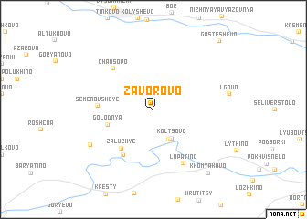 map of Zavorovo