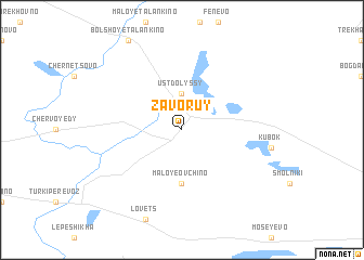 map of Zavoruy