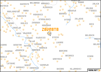 map of Zavrata