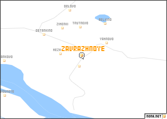 map of Zavrazhnoye