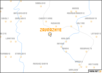map of Zavrazh\