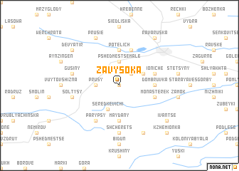 map of Zavysoka