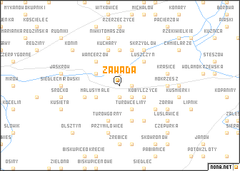 map of Zawada