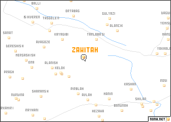 map of Zawītah
