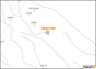 map of Zāwiyah