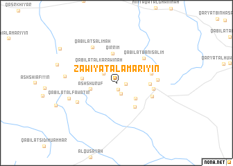 map of Zāwiyat al ‘Amārīyīn