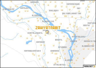 map of Zāwiyat Nābit