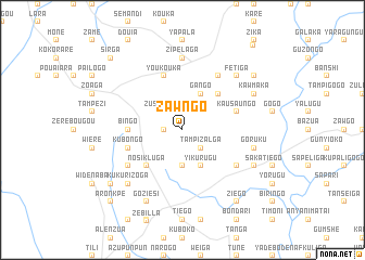 map of Zawngo