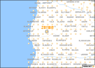 map of Z‘aybir