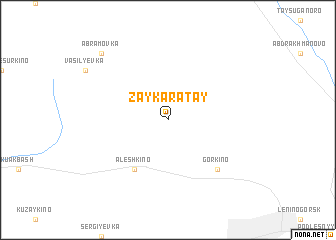 map of Zay-Karatay