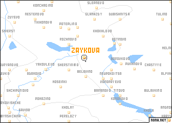 map of Zaykova