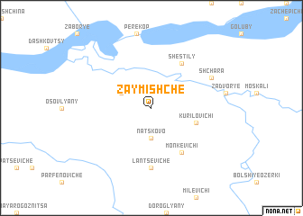 map of Zaymishche