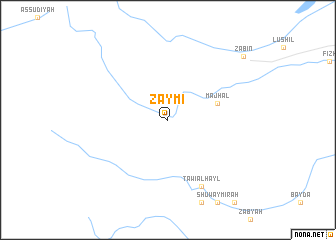 map of Zaymī