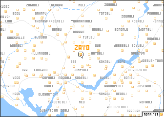 map of Zayo