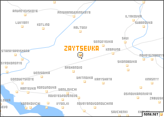 map of Zaytsevka
