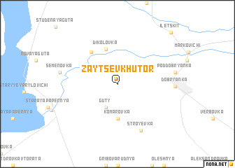 map of Zaytsev Khutor