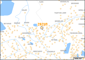 map of Zazun