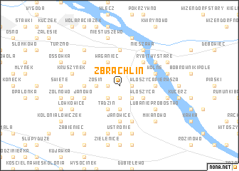 map of Zbrachlin