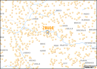map of Zbude