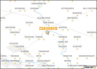 map of Zdekhovo