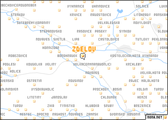 map of Zdelov