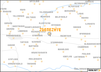 map of Zdenezh\