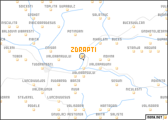 map of Zdrapţi