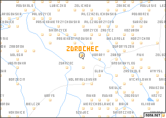 map of Zdrochec
