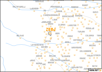 map of Ze°aj
