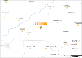 map of Zearing