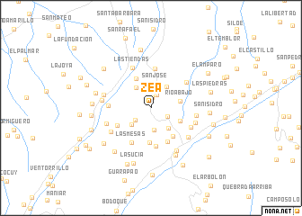 map of Zea