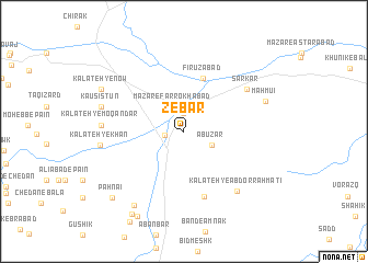 map of Zebar