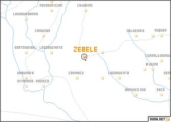 map of Zebelé