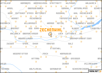 map of Zechenwihl