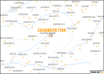 map of Zeda-Beretisa