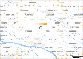 map of Zeddam