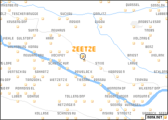map of Zeetze