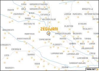map of Zegujani