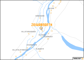 map of Zeidab North